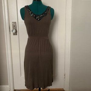3/$30 Bejeweled Cotton Banana Republic Dress